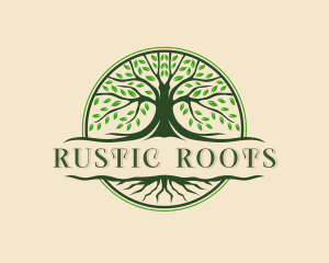 Tree Roots Wellness logo design