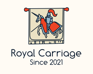 Royal Knight Flag logo design