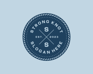 Fancy Maritime Rope logo design