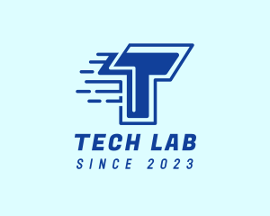 Fast Tech Letter T logo design