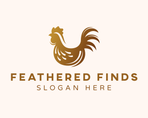 Golden Chicken Bird logo