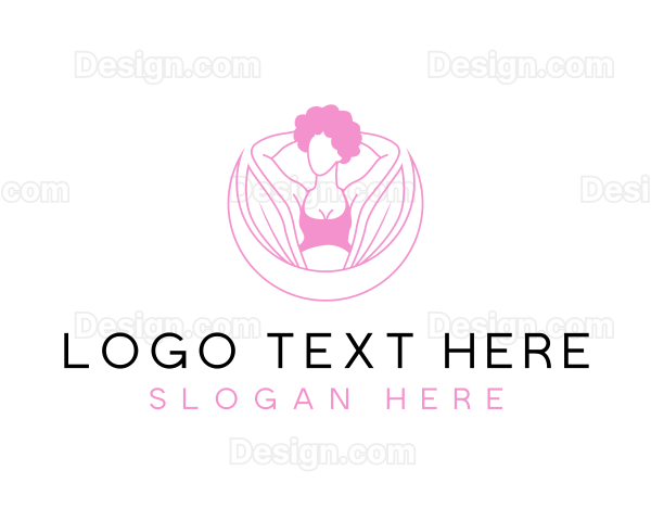 Woman Fashion Cosmetics Logo