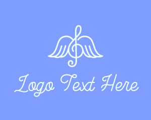 Musical Note Wings logo