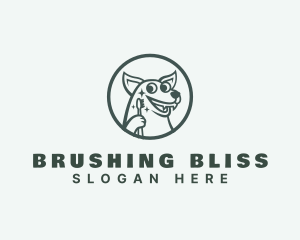 Smiling Dog Toothbrush logo