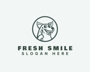 Smiling Dog Toothbrush logo