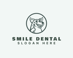 Smiling Dog Toothbrush logo