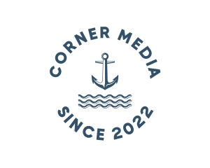 Marine Anchor Ocean  logo design