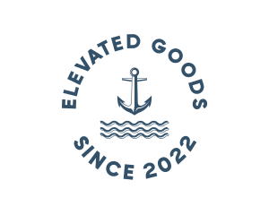 Marine Anchor Ocean  logo design