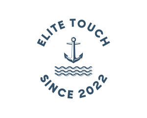 Marine Anchor Ocean  logo design