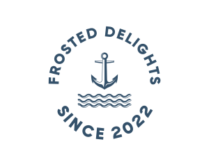 Marine Anchor Ocean  logo design