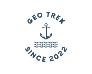 Marine Anchor Ocean  logo design