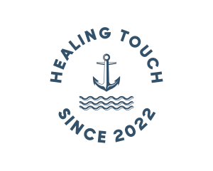 Marine Anchor Ocean  logo design