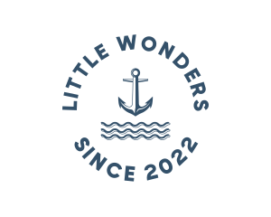 Marine Anchor Ocean  logo design