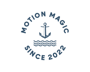 Marine Anchor Ocean  logo design