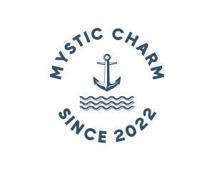 Marine Anchor Ocean  logo design