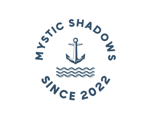 Marine Anchor Ocean  logo design