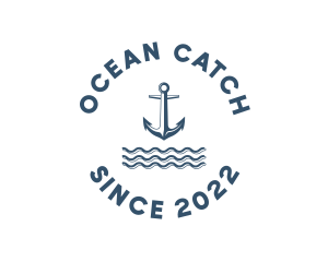 Marine Anchor Ocean  logo design