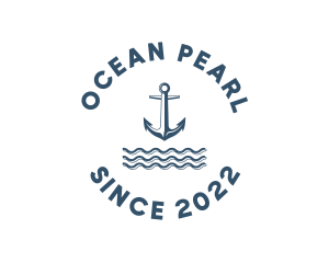 Marine Anchor Ocean  logo design