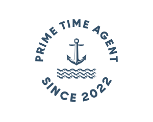 Marine Anchor Ocean  logo design