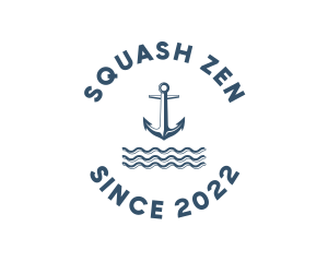 Marine Anchor Ocean  logo design