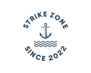 Marine Anchor Ocean  logo design