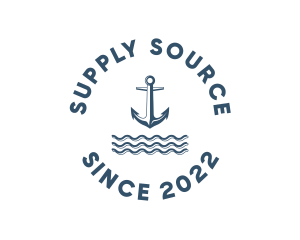 Marine Anchor Ocean  logo design