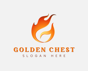 Hot Flaming Letter G logo design