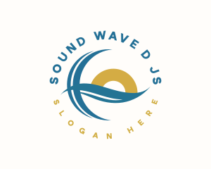 Tropical Ocean Wave logo design