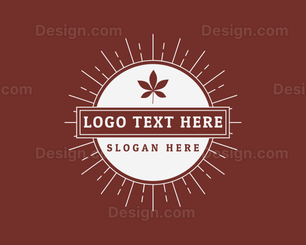 Retro Leaf Craft Company Logo