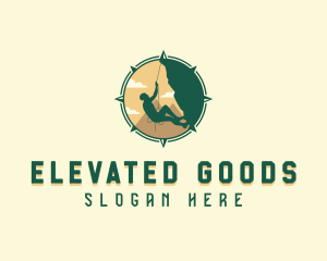 Rock Climbing Adventure logo design