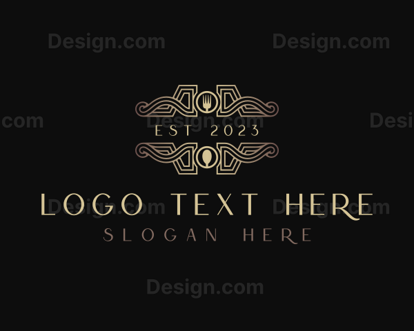 Fine Dining Gourmet Restaurant Logo