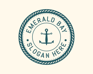 Marine Nautical Anchor  logo