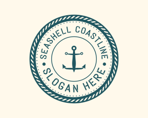 Marine Nautical Anchor  logo