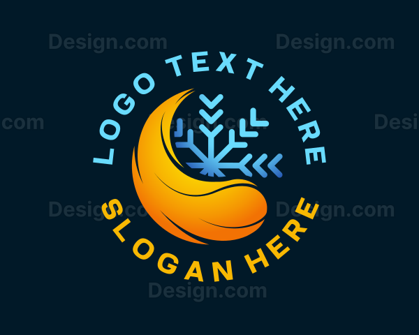 Hot Cold Temperature Logo