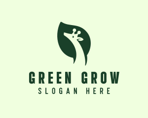 Green Wild Giraffe logo design