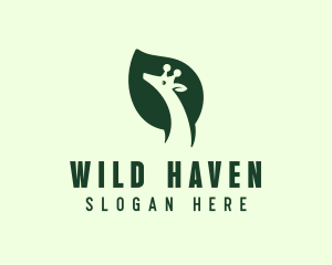 Green Wild Giraffe logo design