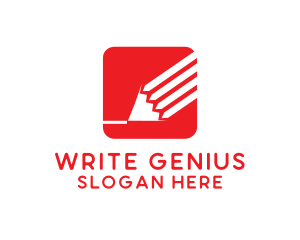 Red Pencil Writing logo