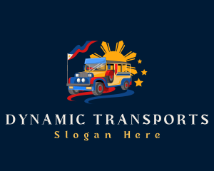 Philippine Jeepney Transportation logo design