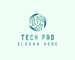 Circuit Tech Developer logo design