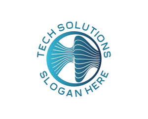 Tech Software Waves Logo