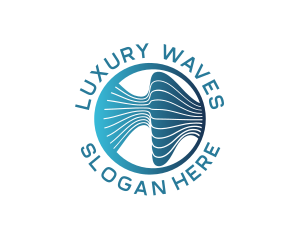 Tech Software Waves logo design