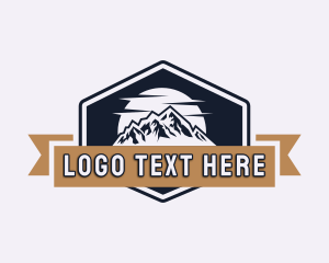 Exploration - Mountain Summit Exploration logo design