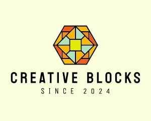 Creative Stained Glass  logo design