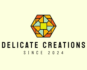 Creative Stained Glass  logo design