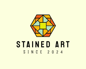 Creative Stained Glass  logo design