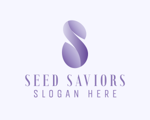 Beauty Wellness Letter S logo design