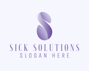 Beauty Wellness Letter S logo design