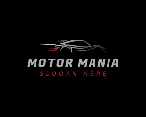 Fast Racing Sports Car logo design