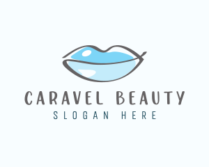 Water Beauty Lips logo design