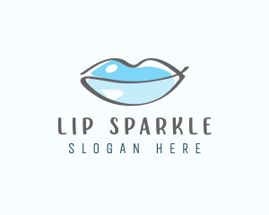 Water Beauty Lips logo design